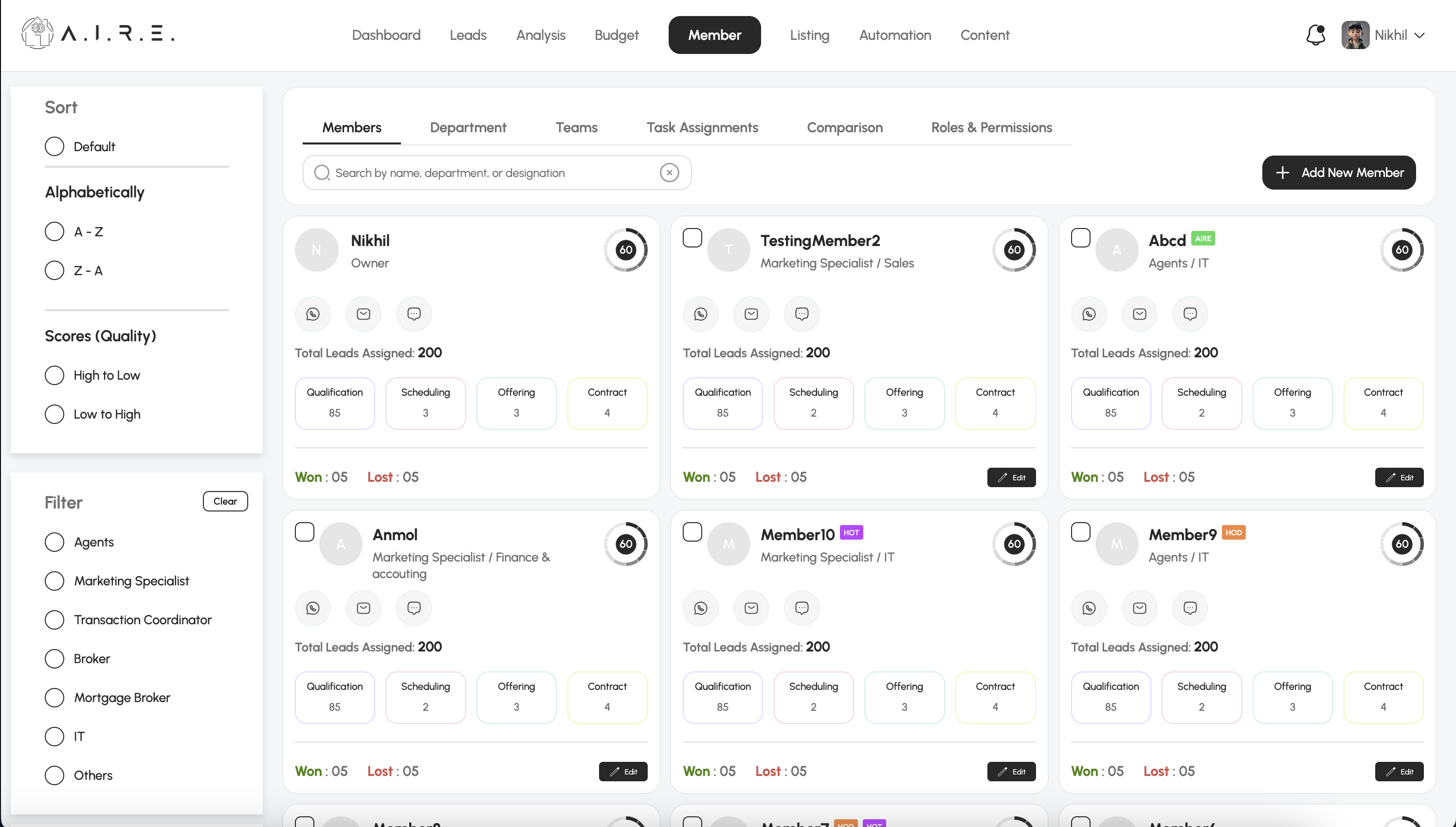 Track Monthly Experience home page image
